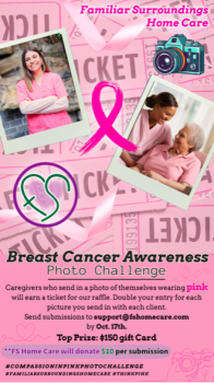 Familiar Surroundings Home Care Honors Breast Cancer Awareness Month with a Special Photo Challenge
