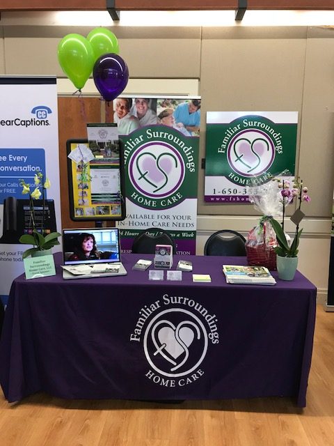 Familiar Surroundings Takes Part in Elder Care Resource Fair